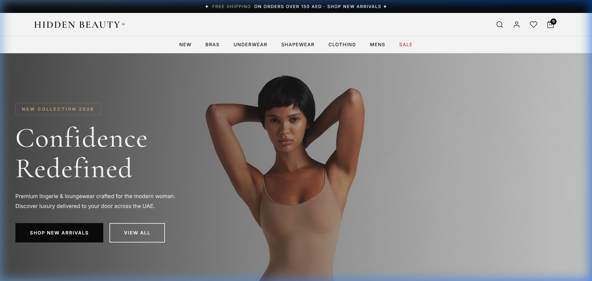 Hidden Beauty — Lingerie E-Commerce